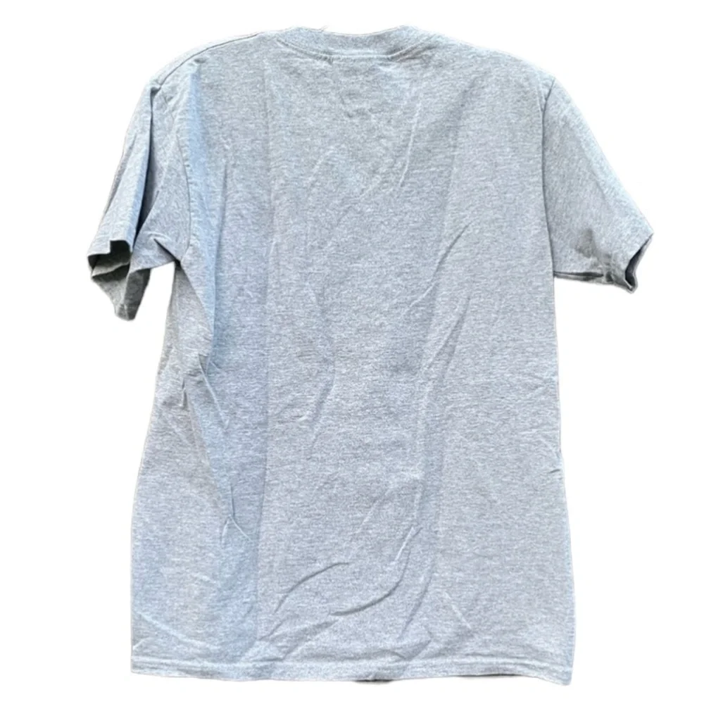 Gildan Alien Landing Grey Cotton Graphic Unisex Short Sleeve Tee size Small - Picture 4 of 6